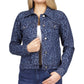 Jaqueta jeans feminina Michael Kors de algodão azul, tamanho médio