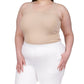 Calça feminina Michael Kors lisa com punho enrolado, branca, tamanho 0X