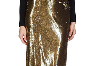 Saia midi com lantejoulas Michael Michael Kors