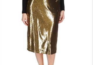 Saia midi com lantejoulas Michael Michael Kors