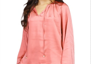 Blusa Michael Kors com manga sino e decote em corrente