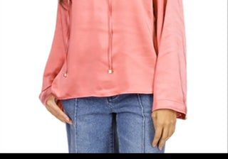 Blusa Michael Kors com manga sino e decote em corrente