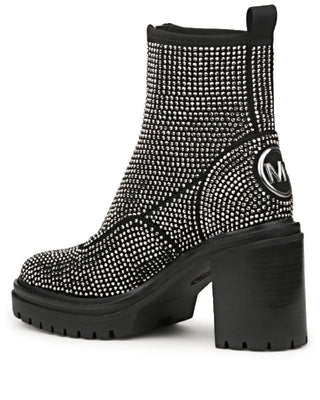 Botas femininas Michael Kors Cyrus Zip pretas tamanho 6