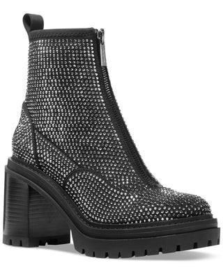 Botas femininas Michael Kors Cyrus Zip pretas tamanho 6