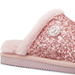Chinelo feminino Michael Kors Janis Slip On Mule Roxo Tamanho 6