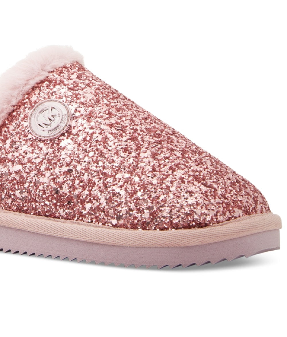 Chinelo feminino Michael Kors Janis Slip On Mule Roxo Tamanho 6
