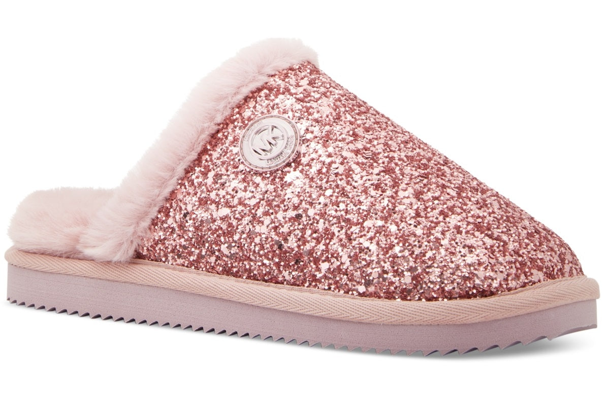 Pantufa feminina Michael Kors Janis Slip On Mule Rosa Tamanho 9
