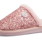 Pantufa feminina Michael Kors Janis Slip On Mule Rosa Tamanho 9