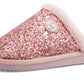 Pantufa feminina Michael Kors Janis Slip On Mule Rosa Tamanho 9