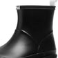 Bota de chuva feminina Michael Kors Mac Rain, preta, tamanho 11