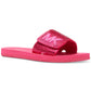 Sandália Slide Feminina Michael Kors Rosa Tamanho 6