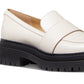 Sapatilhas femininas Michael Kors Parker Lug Loafer marrom tamanho 7
