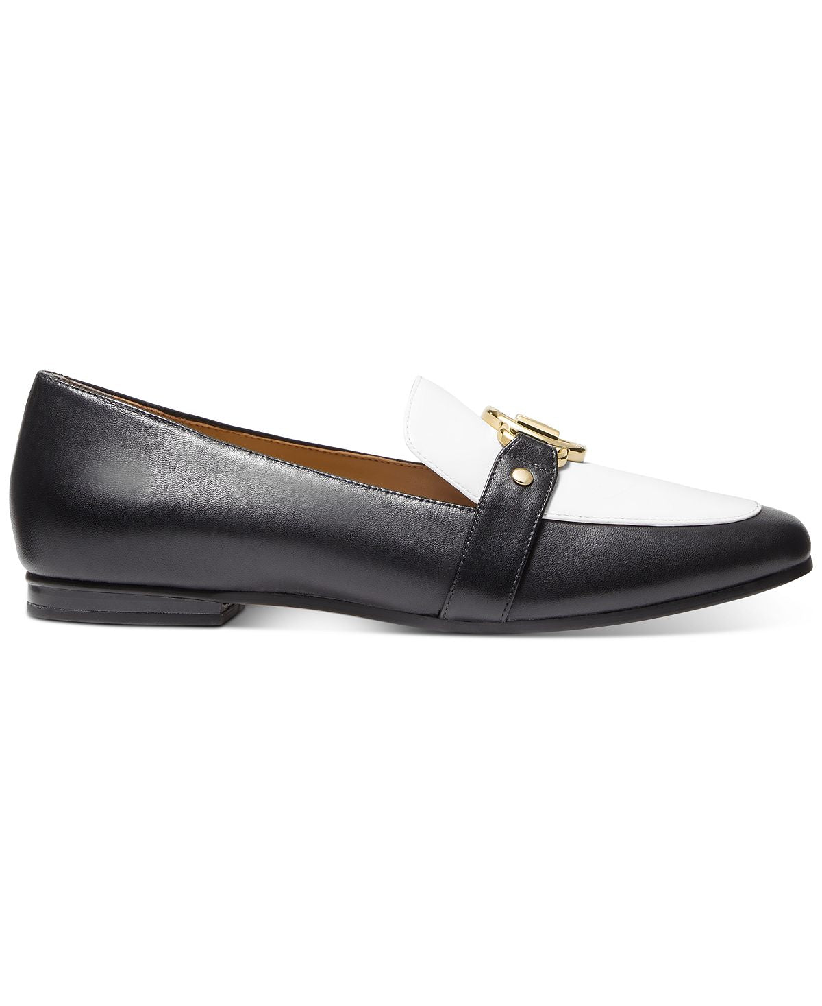 Sapatilhas femininas Michael Kors Rory Loafer pretas tamanho 7