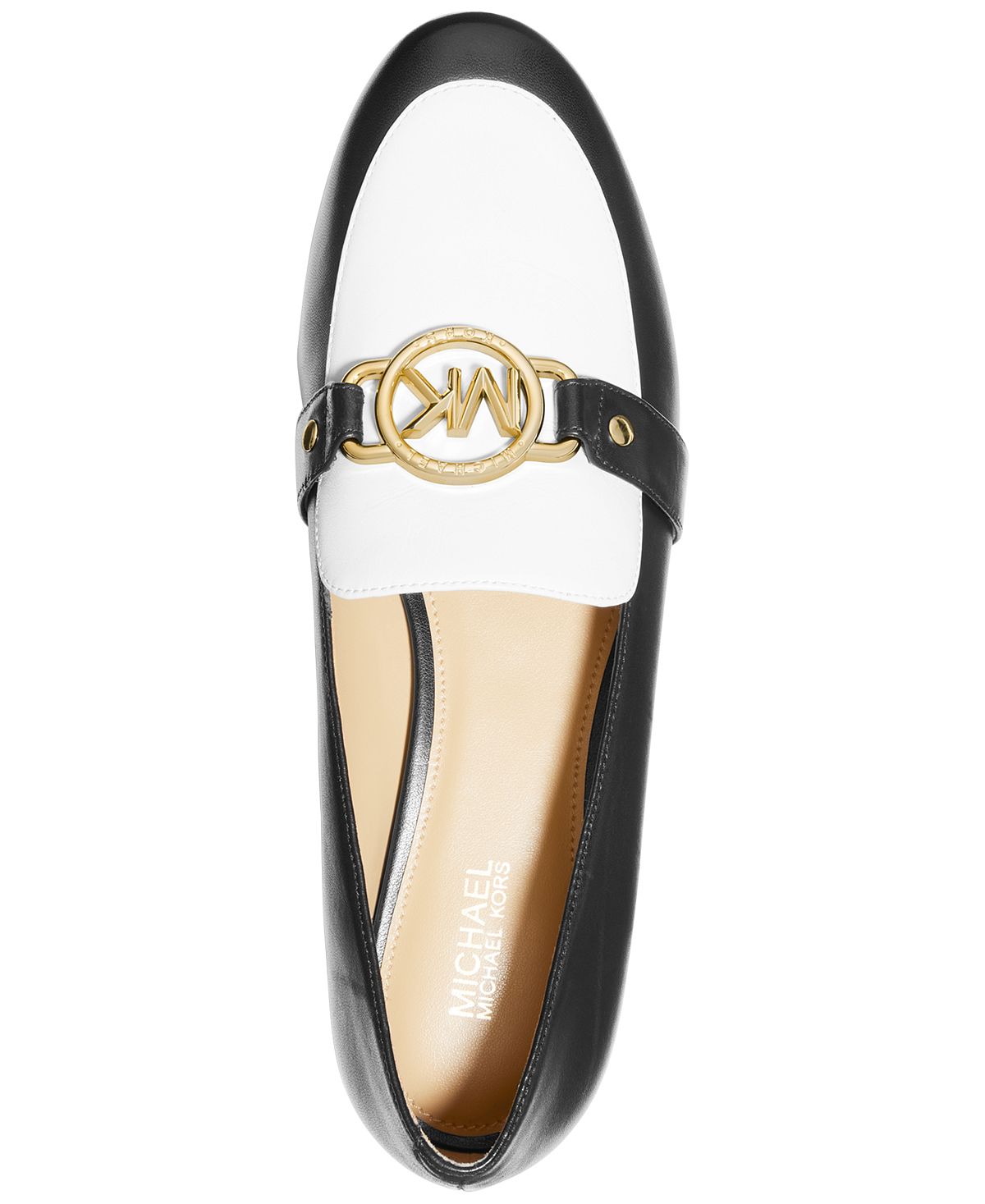 Sapatilhas femininas Michael Kors Rory Loafer pretas tamanho 7