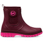 Botas de chuva femininas Michael Kors Tucker Pull On, vermelhas, tamanho 6M