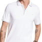 Camisa polo masculina Michael Kors Greenwich, branca, tamanho pequeno