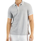 Camisa polo masculina Michael Kors Greenwich cinza tamanho grande