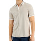 Camisa Polo Masculina Michael Kors Greenwich Bege Tamanho Médio
