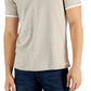 Camisa Polo Masculina Michael Kors Greenwich Bege Tamanho Médio
