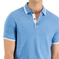 Camisa polo masculina Michael Kors Greenwich azul tamanho grande