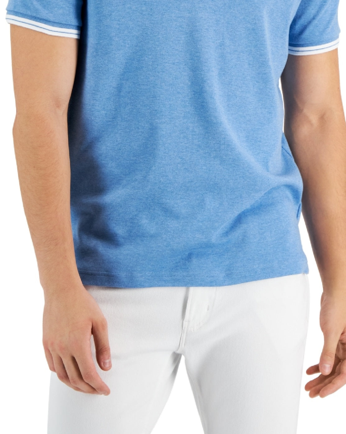 Camisa polo masculina Michael Kors Greenwich azul tamanho grande
