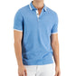 Camisa polo masculina Michael Kors Greenwich azul tamanho grande