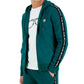 Moletom com capuz masculino Michael Kors com fita de logotipo verde, tamanho médio