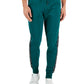 Calça de moletom masculina Michael Kors Slim Fit com logo e fita verde, tamanho médio