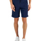 Shorts de lã com fita de logotipo Michael Kors masculino, azul, tamanho grande