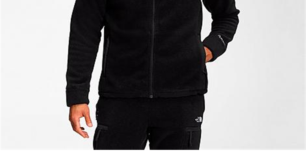Jaqueta com capuz Alpine Polartec® 200 Full Zip The North Face Masculina, preta, tamanho médio