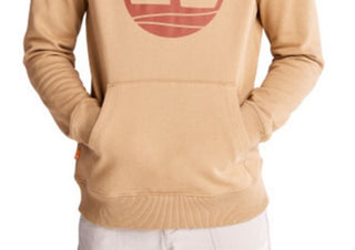 Moletom com capuz Timberland Core Regular Fit Logo Masculino Marrom Tamanho P