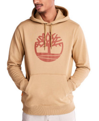 Moletom com capuz Timberland Core Regular Fit Logo Masculino Marrom Tamanho P