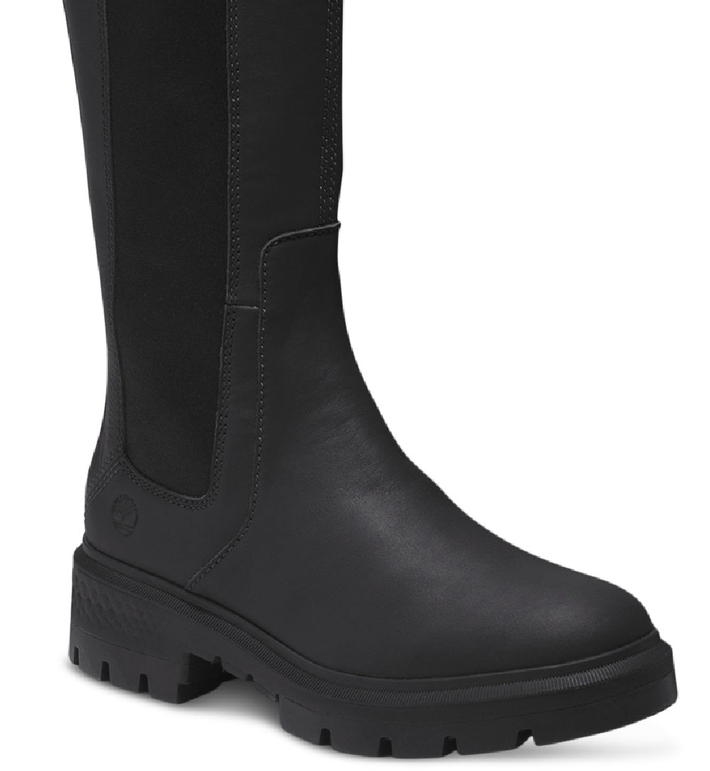 Botas de montaria Timberland Cortina Valley femininas, pretas, tamanho 7,5 M