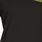 Camiseta masculina The North Face de algodão com estampa de manga comprida, preta, tamanho pequeno