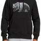 Moletom com capuz masculino The North Face com logotipo de urso, preto, tamanho XX-G
