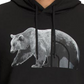 Moletom com capuz masculino The North Face com logotipo de urso, preto, tamanho XX-G