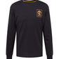 Camiseta Timberland Masculina Manga Longa com Logo e Peito Preto Tamanho X-G