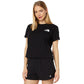 Camiseta feminina de manga curta The North Face Box Nse preta, tamanho X-S