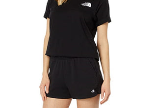 Camiseta feminina de manga curta The North Face Box Nse preta, tamanho X-S
