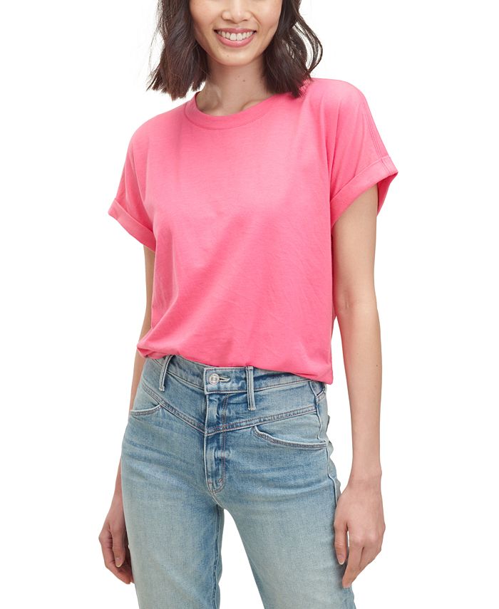 Camiseta feminina Skye Splendid rosa tamanho grande