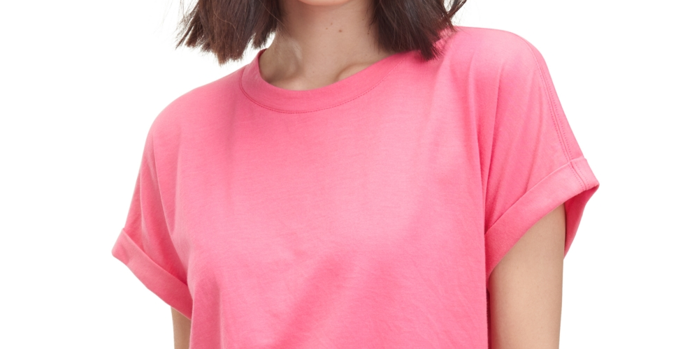 Camiseta feminina Skye Splendid rosa tamanho grande
