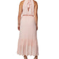 Vestido midi com decote halter e decote halter laranja Laundry By Shelli Segal