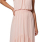 Vestido midi com decote halter feminino Laundry By Shelli Segal, laranja, tamanho 10