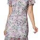 Vestido curto de malha franzida feminino BCBGeneration, rosa, tamanho 8