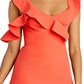 Vestido Malik assimétrico feminino BCBGMAXAZRIA vermelho tamanho 12