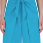 BCBGMAXAZRIA Calça feminina com cintura elástica e perna larga, azul, tamanho grande