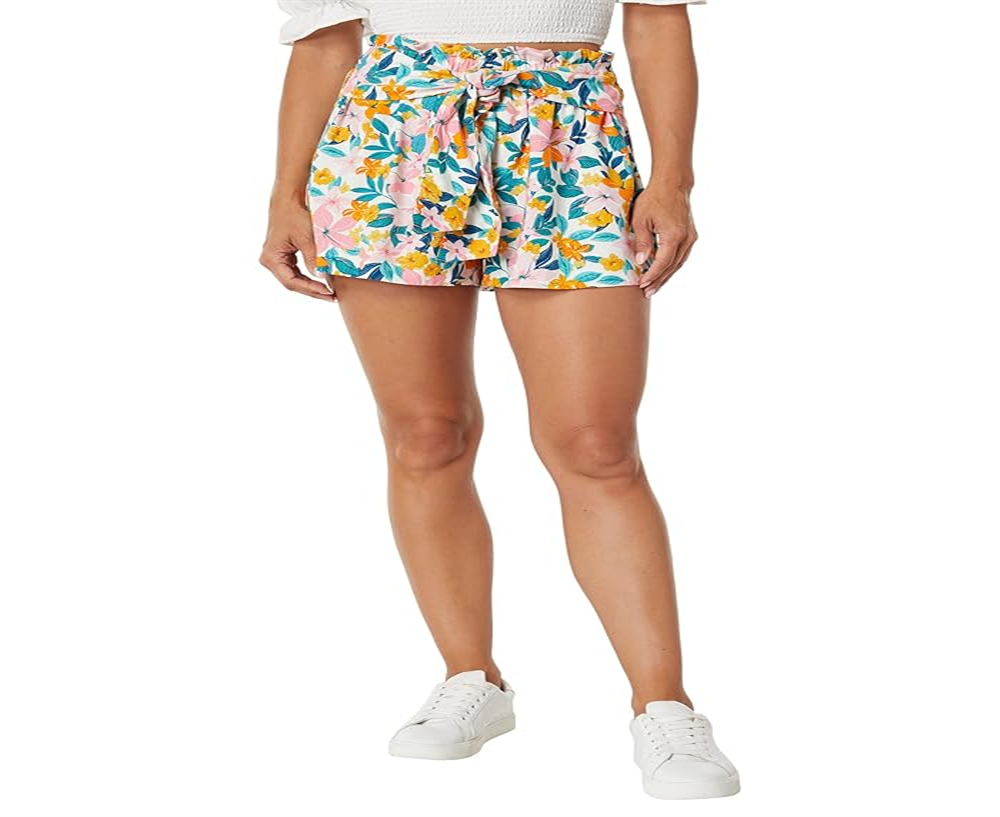 bcbgeneration-womens-tie-waist-shorts-in-black-size-medium