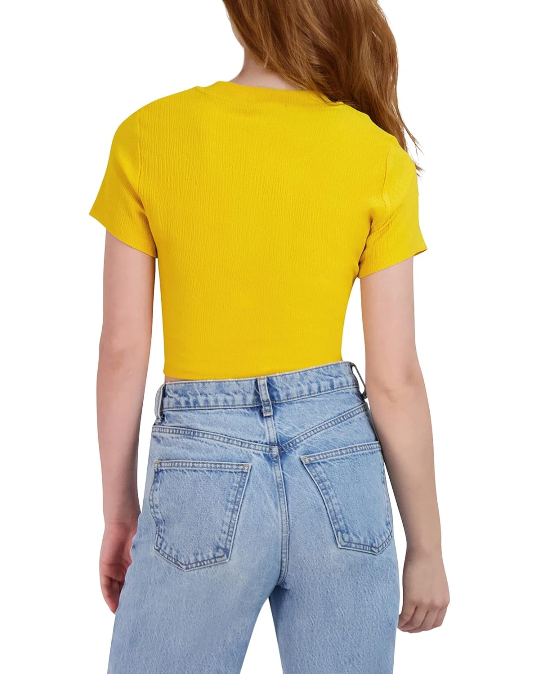 Camisa BCBGeneration com cadarço W1VX3T23 vermelha, tamanho médio