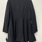 Casaco feminino com abotoamento duplo e saia Laundry By Shelli Segal, preto, tamanho extragrande