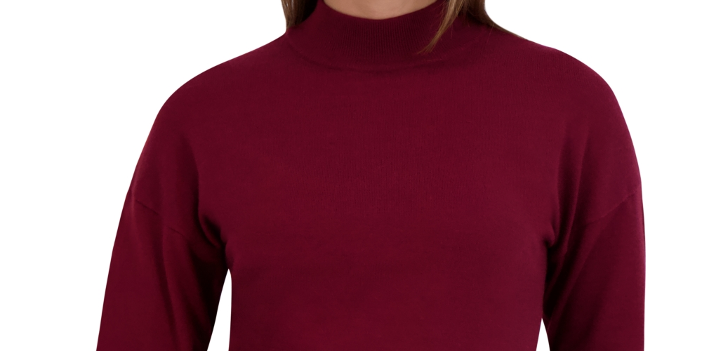 Suéter feminino BCBGeneration com manga dolman e amarração nas costas, vermelho, tamanho pequeno